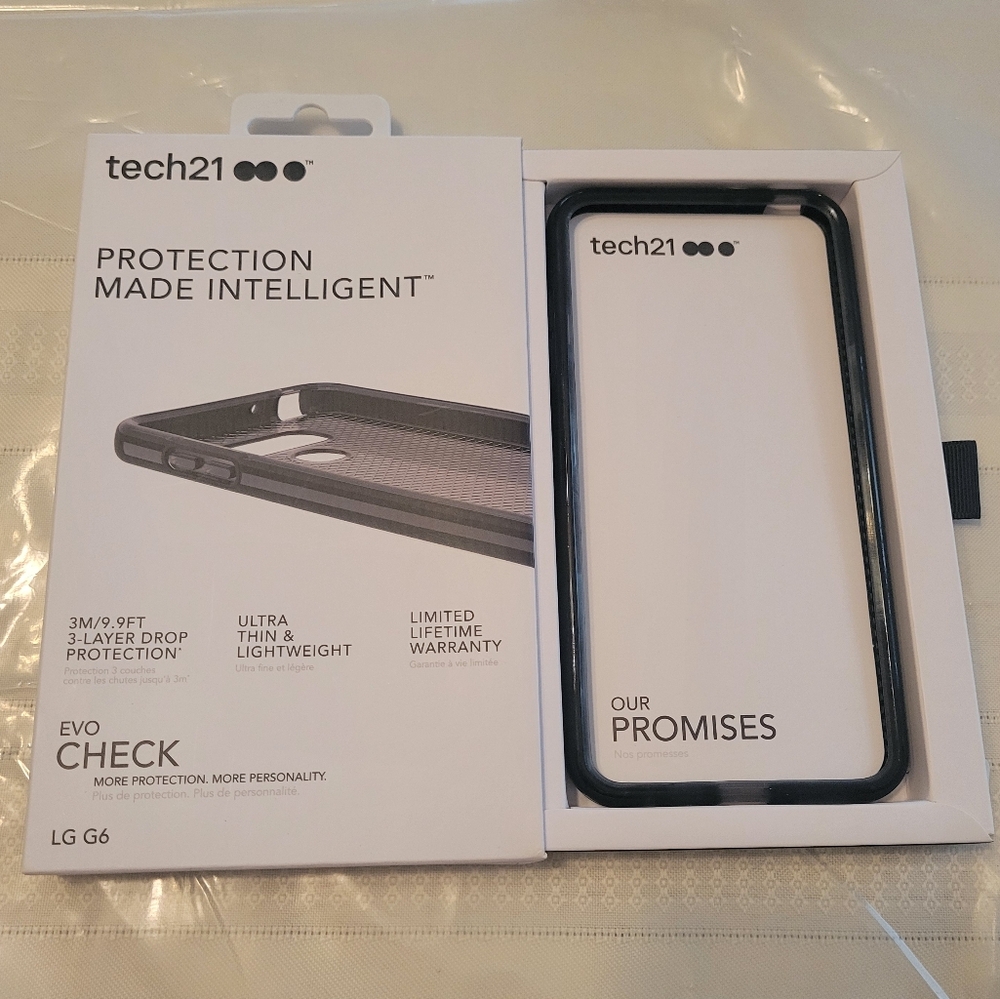 TECH 21 Evo Check Phone Case Black Brand New - Picture 3 of 7